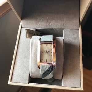 Burberry Silver and Gold Women's Watch